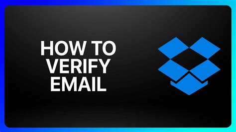 verify dropbox email